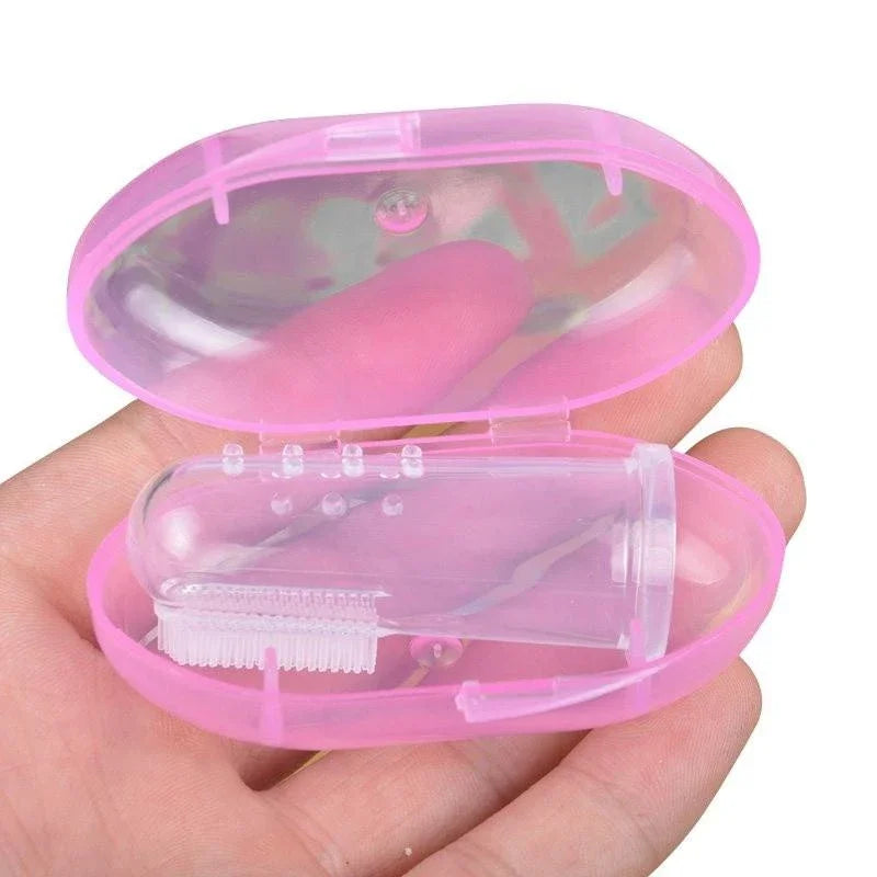 Brosse à dents doigt pour chiens et chats