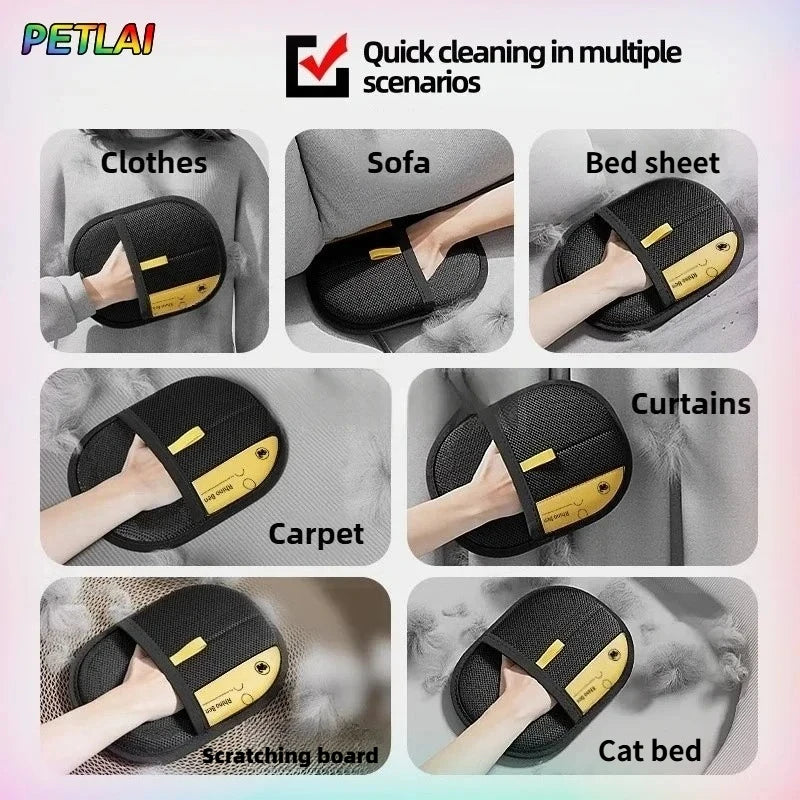 Gant de toilettage électrostatique