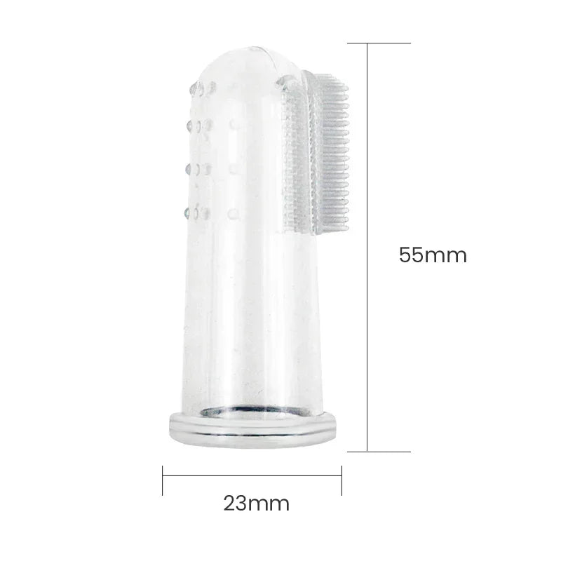 Brosse à dents doigt pour chiens et chats