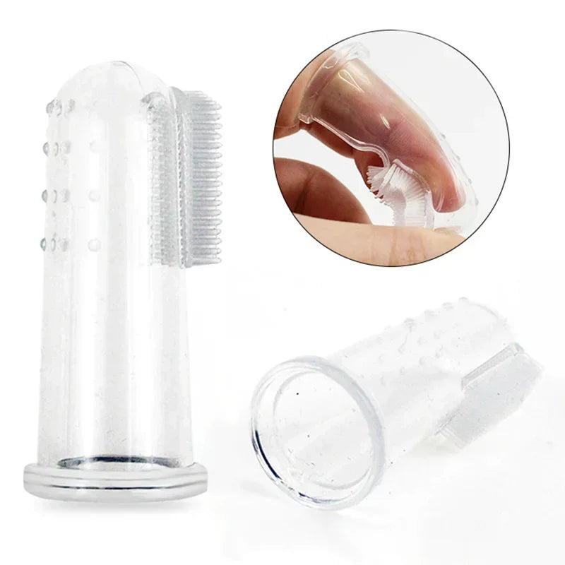 Brosse à dents doigt pour chiens et chats
