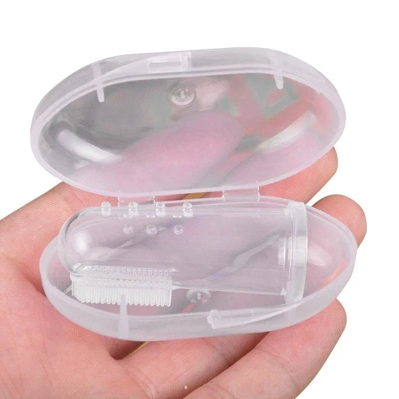 Brosse à dents doigt pour chiens et chats